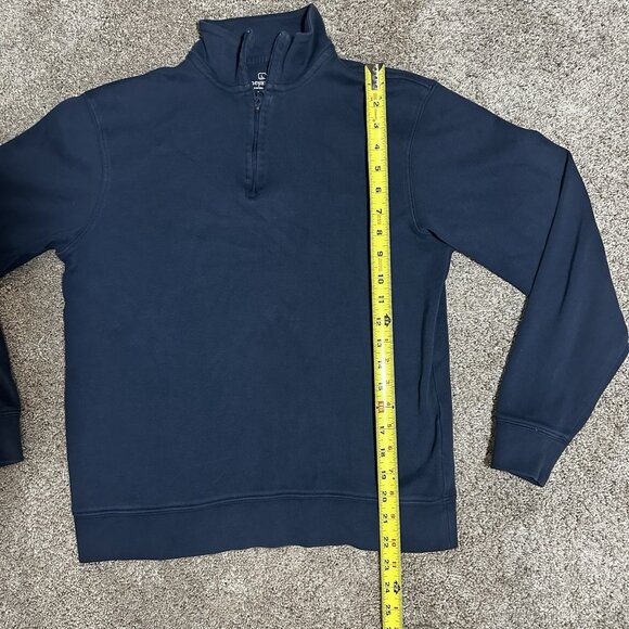 Vineyard Vines Sweatshirt Women’s Size XS Navy Blue Quarter Zip Collar - Picture 8 of 13